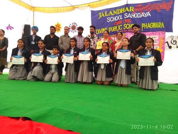 Jalandhar Sahodaya Inter School Group Song Competition Hosted By Divine Public School, Phagwara